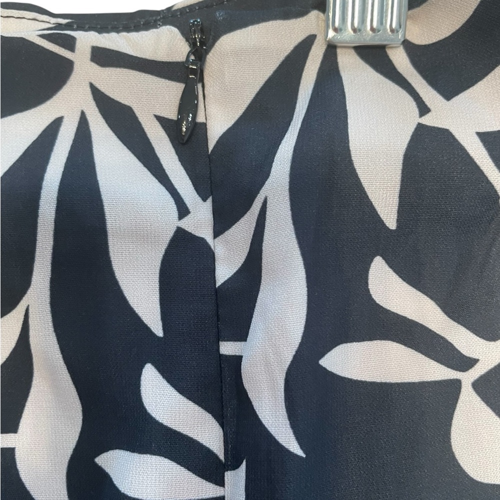 Cupshe Black White Leaf Print Swim Midi Sarong Coverup Tie Waist L NWOT - Picture 11 of 11
